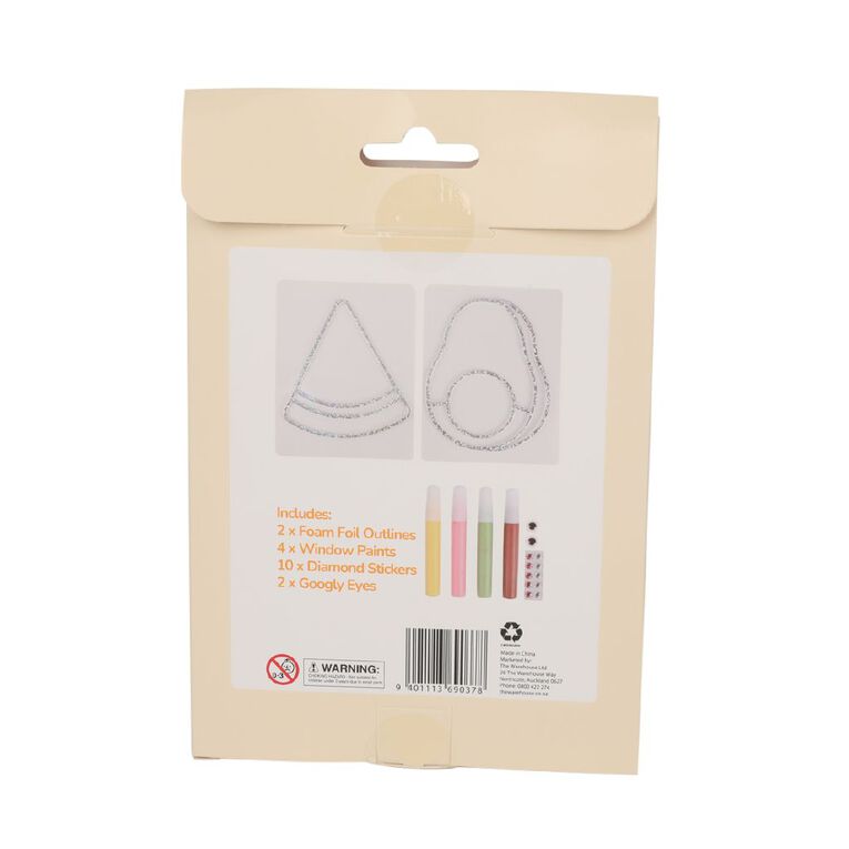 Uniti Kids Window Art Craft Kit Avacado, , hi-res