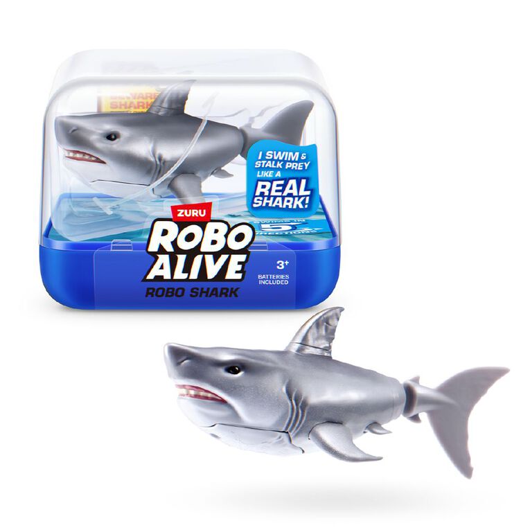 Zuru Robo Alive Water Activated Swimming Shark Series 1, , hi-res