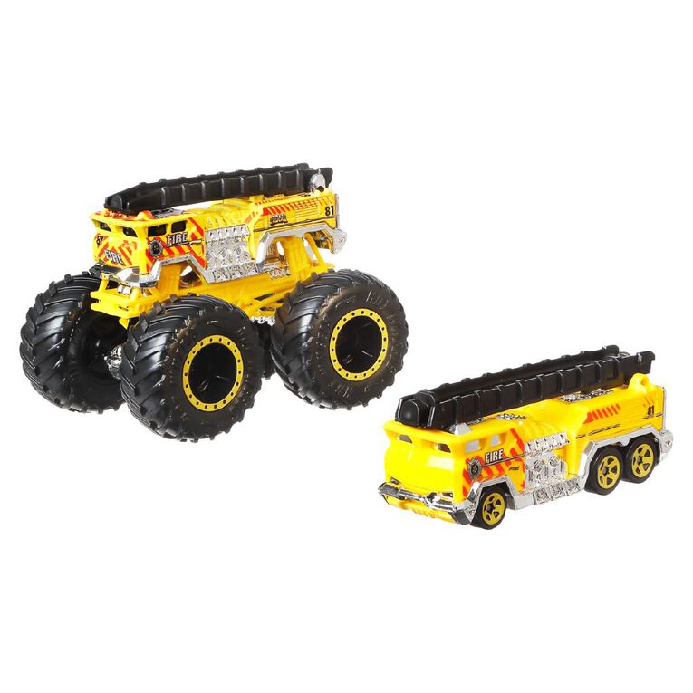 Hot Wheels Monster Truck 1:64 Scale Plus Promo Car, , hi-res