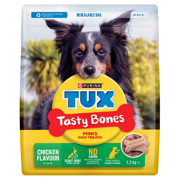 TUX Tasty Bones Minis Dog Treats 1.2kg, , hi-res