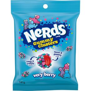 Nerds Gummy Clusters Very Berry Med Bag 141g