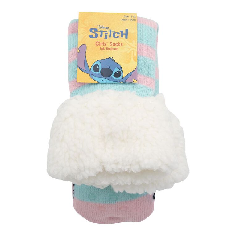 Stitch Sherpa Socks 1 Pack, Pink Mid, hi-res