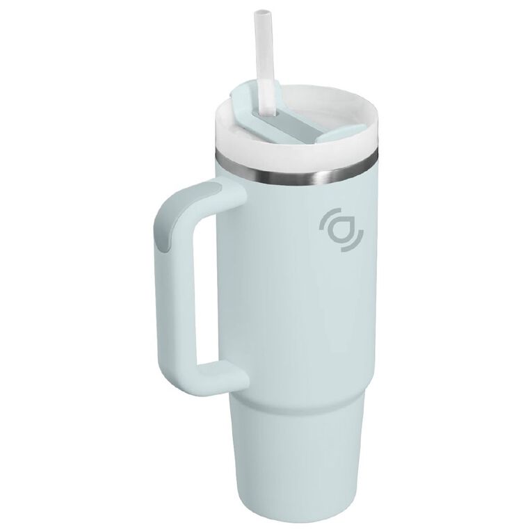 Seymours Stainless Steel Versa Cup with Straw Assorted 850ml, , hi-res