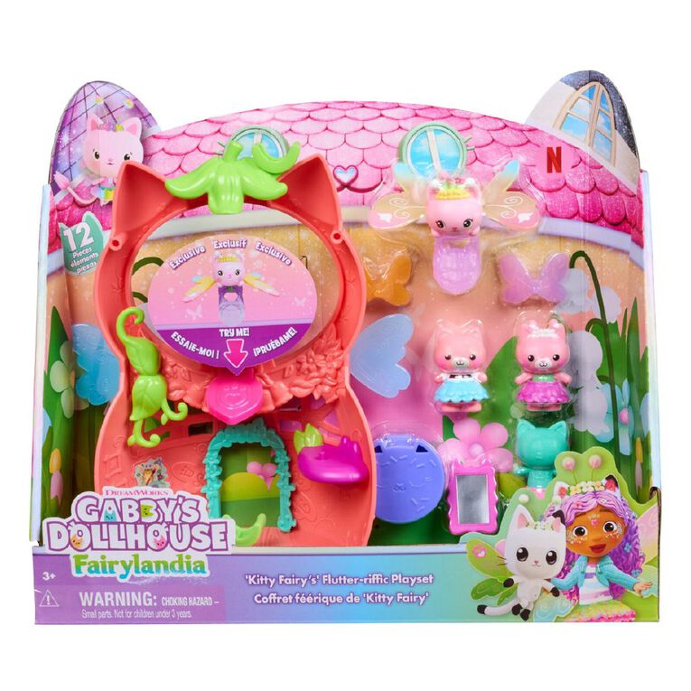 Gabby's Dollhouse Flutter Fairy Playset, , hi-res