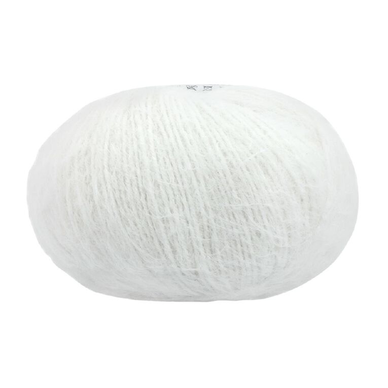 Birch Wool Blend 40% Nylon 33% Wool 27% Acrylic 100G White, , hi-res