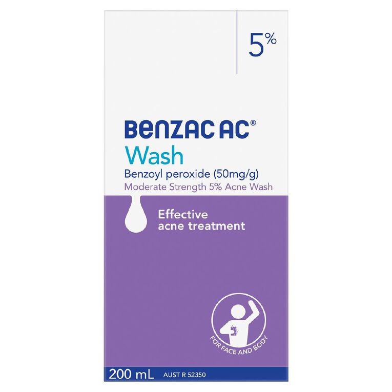 Benzac AC Wash 5% 200ml, , hi-res