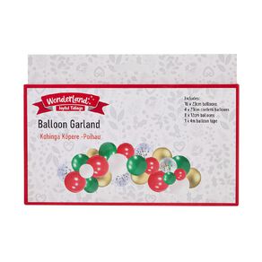 Wonderland Joyful Tidings Christmas Balloon Garland Kit