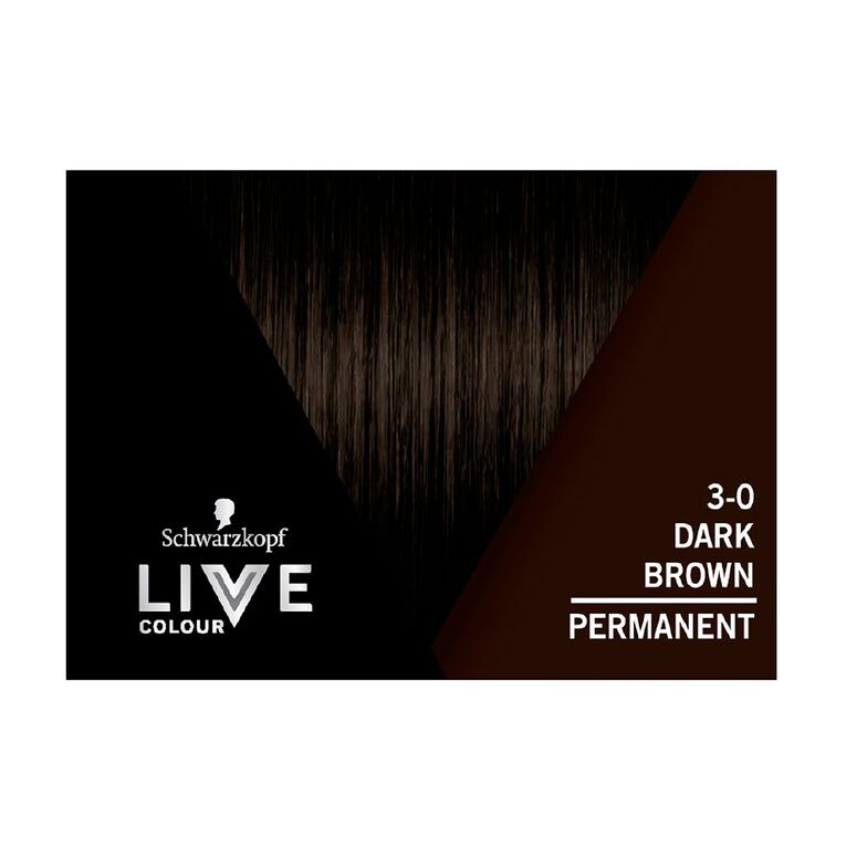 Schwarzkopf Permanent LIVE Colour 3.0 Dark Brown, , hi-res