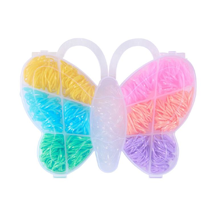 Poppi Butterfly Poly Bands Multicolored, , hi-res