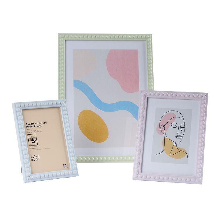 Living & Co Bobbin Frame Green A4, , hi-res