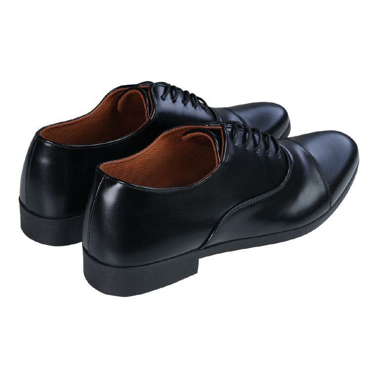 H&H Men's Oxford Lace-up Dress Shoes, Black, hi-res
