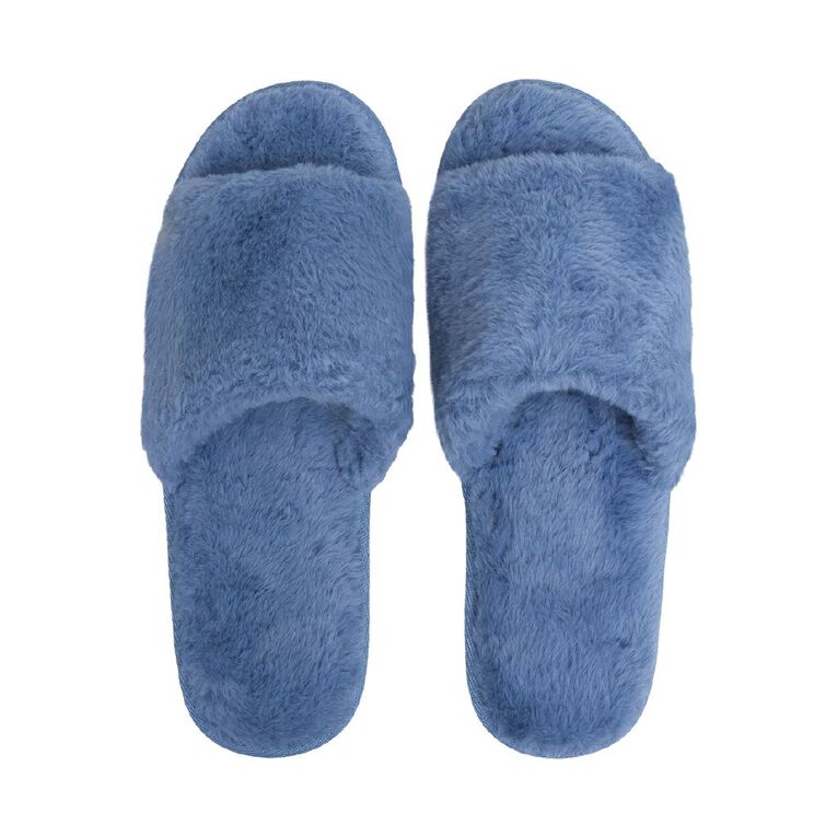 H&H Women's Flfy Strap Slippers, Sky Blue, hi-res