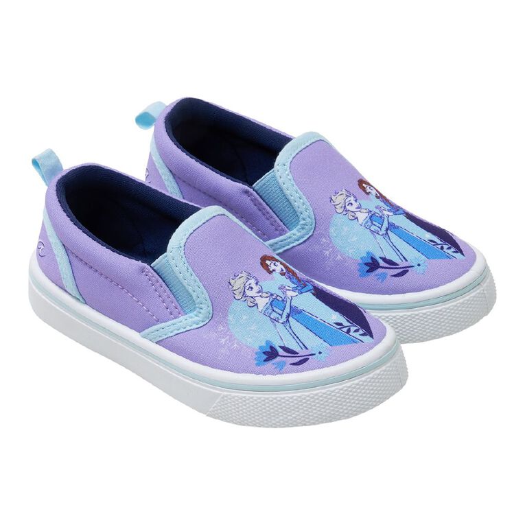 Frozen Junior Kids' Slip-On Sneakers, Purple, hi-res