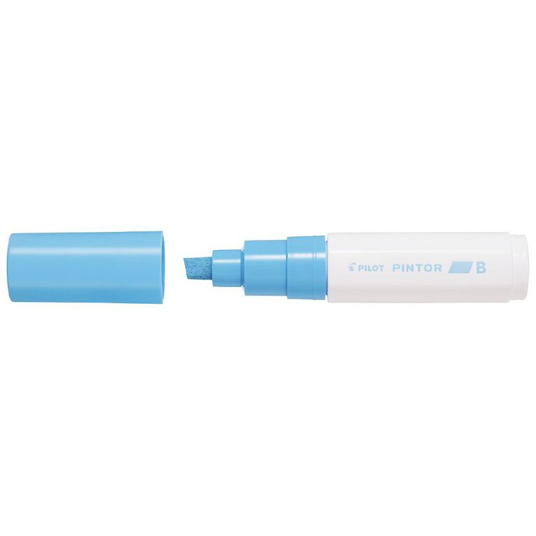 Pilot Pintor Marker Chisel Pastel Broad 8.0mm Tip Blue, , hi-res