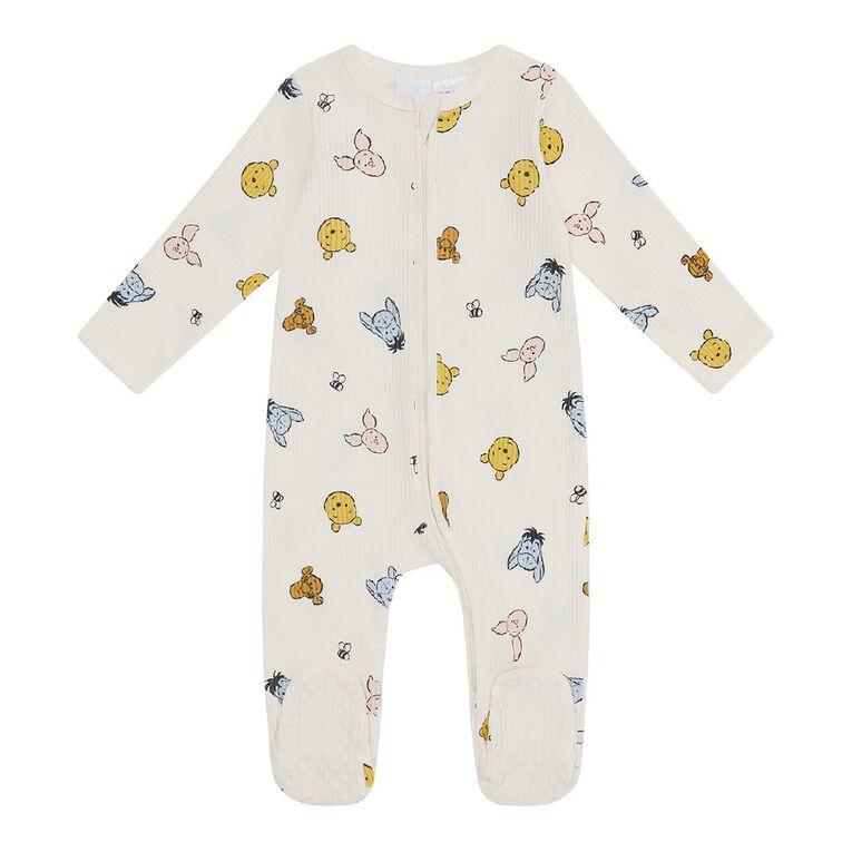 Winnie the Pooh Babies' Way Zip All-in-One Cream The Warehouse