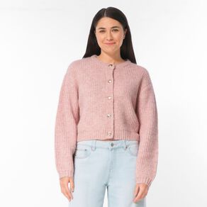 H&H Women's Fluffy Knit Cardigan