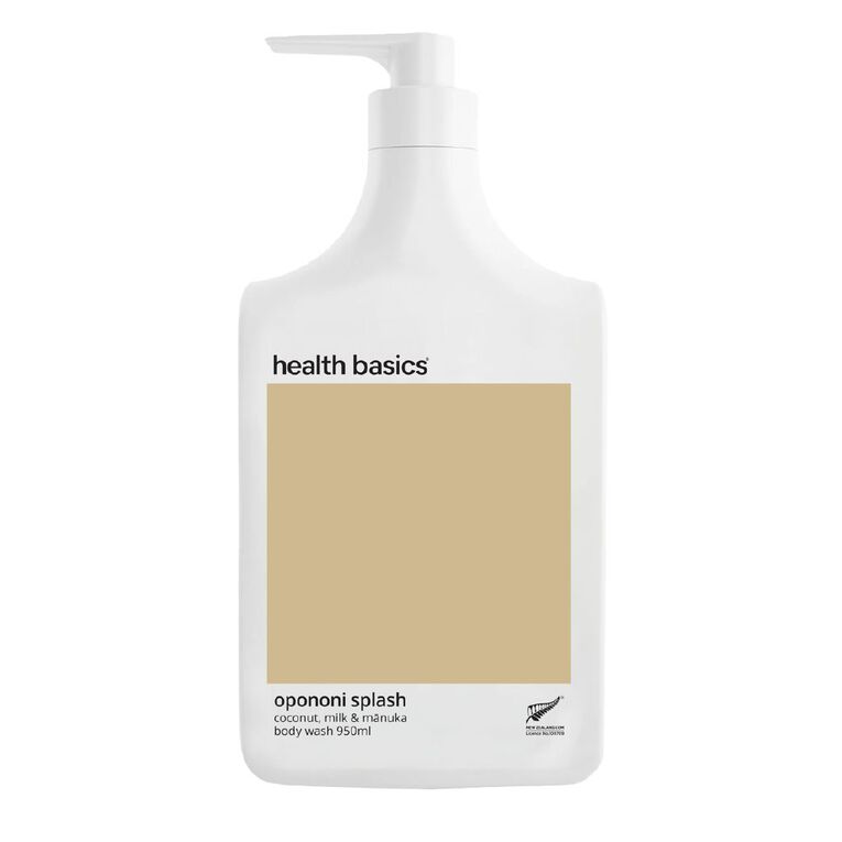 Health Basics Body Wash Opononi Splash Coconut 950ml, , hi-res