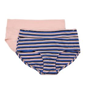 Underworks Women's Smooth Line Midi Briefs 2 Pack