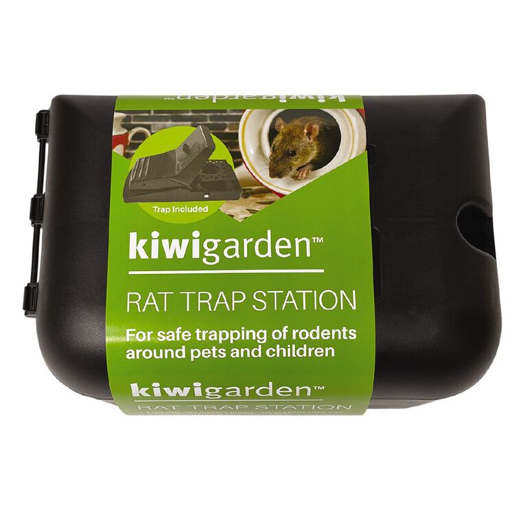 Kiwi Garden Rat Trap Box includes Snap Trap, , hi-res