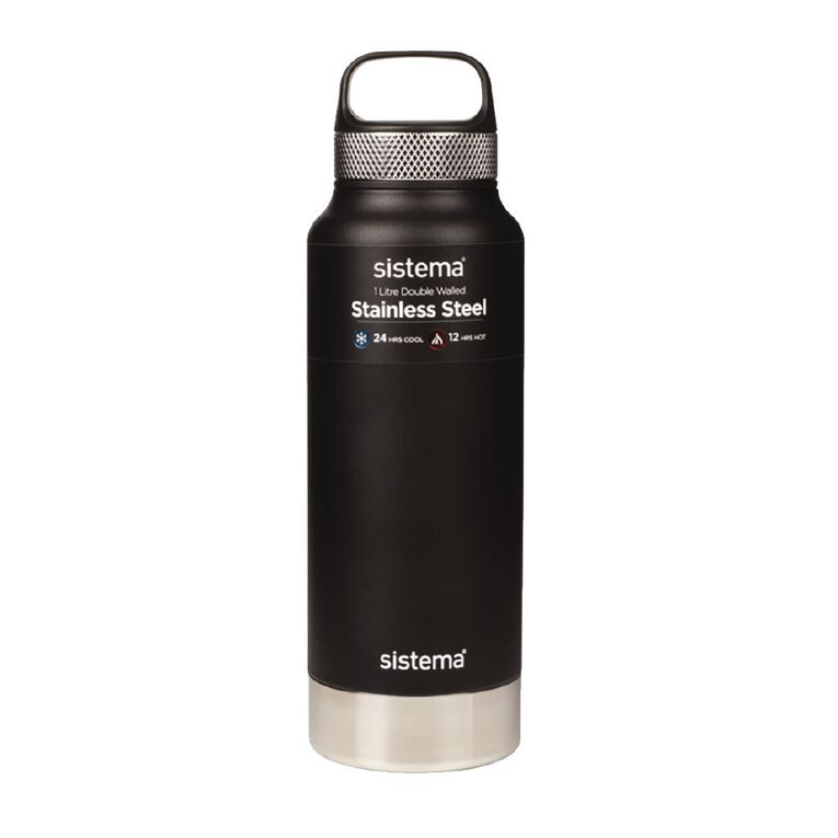 Sistema Stainless Steel Bottle 1L Assorted, , hi-res