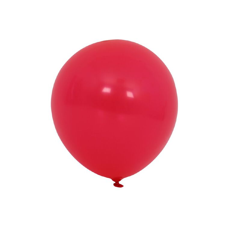 Party Inc Balloons 25cm Red 25 Pack, , hi-res