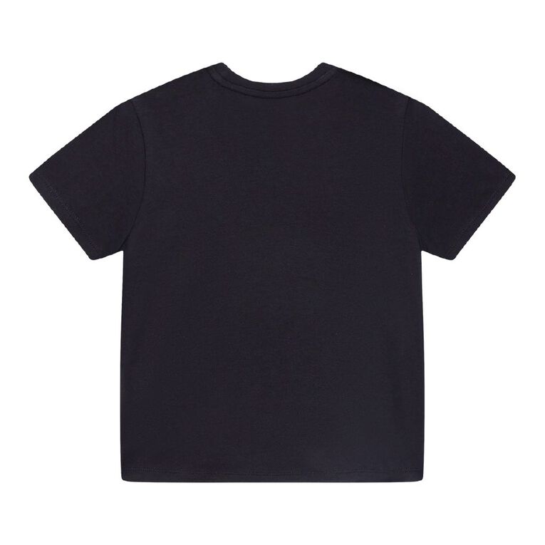 Young Original Short Sleeve Plain Tee, Black, hi-res