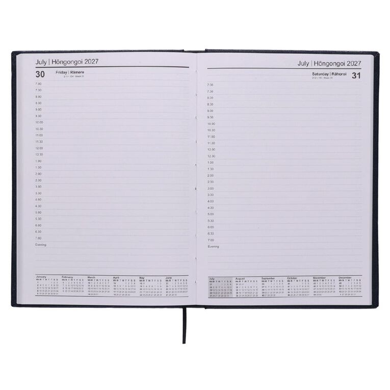 WS 2027 Diary A5 Day to Page Navy, , hi-res