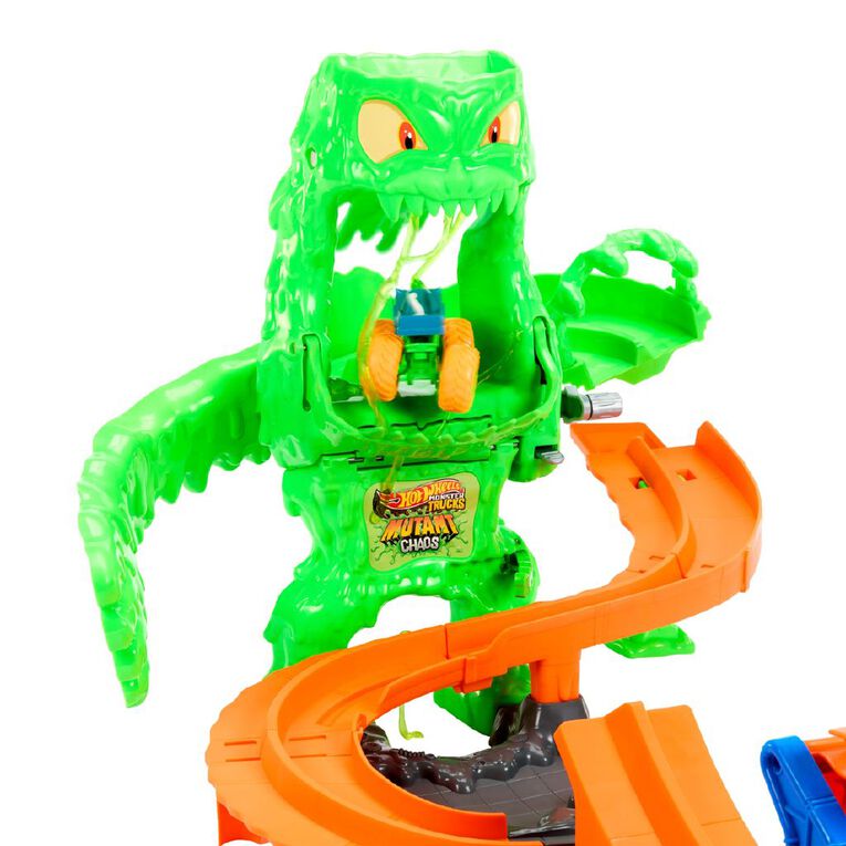 Hot Wheels Monster Trucks Mutant Chaos Monster Takedown Playset, , hi-res