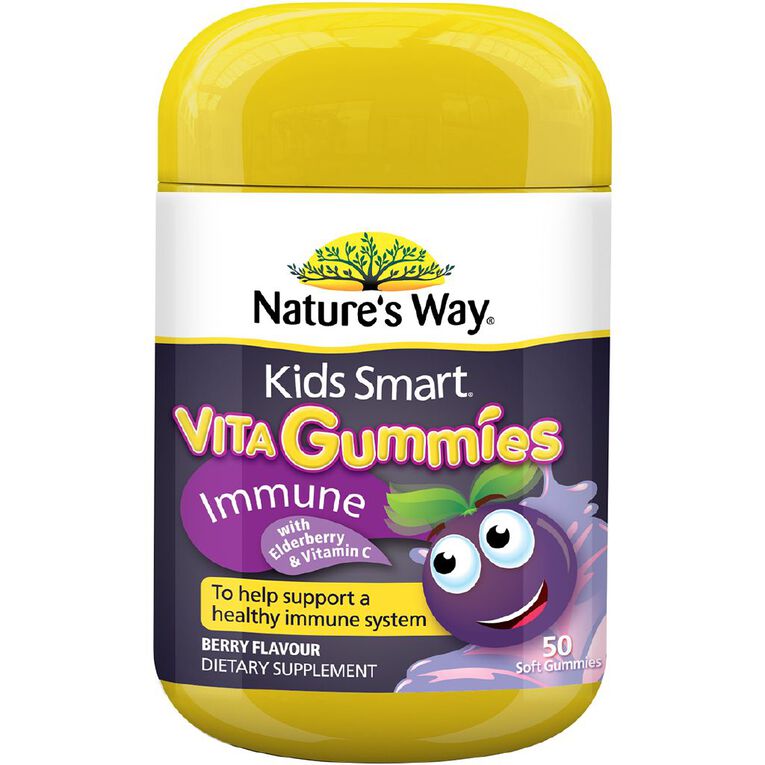 Nature's Way Kids' Smart Vita Gummies Immunity 50s, , hi-res