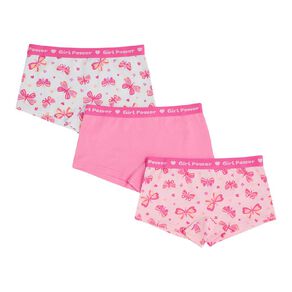 H&H Girls' Shortie Briefs 3 Pack