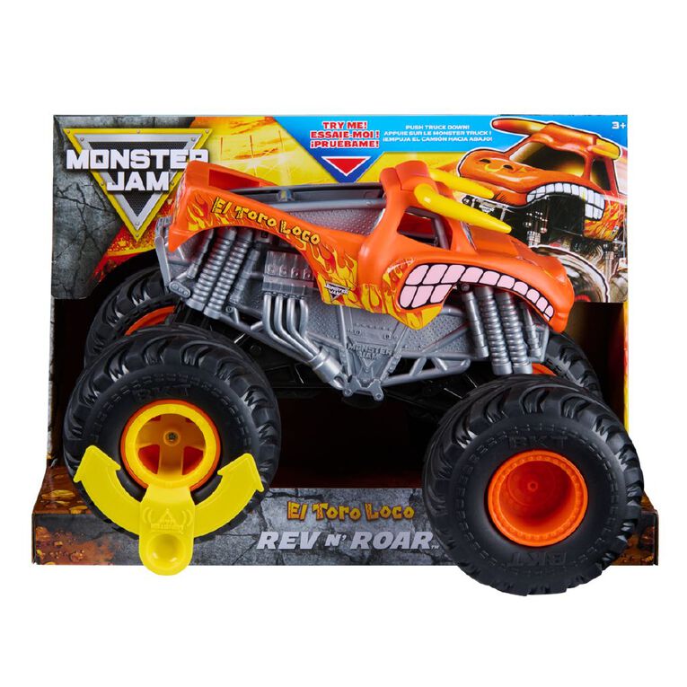 Monster Jam Rev n Roar El Toro Loco 1:18, , hi-res