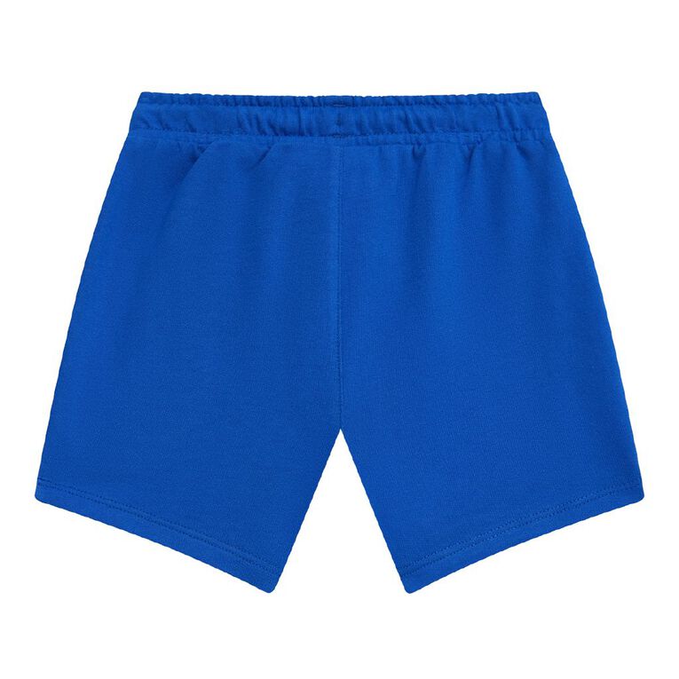 Spider-Man Preschool Printed Terry Shorts, Blue Mid, hi-res