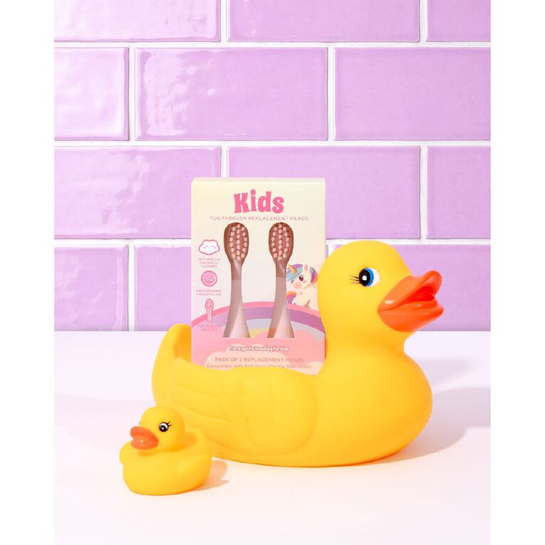 Kids Toothbrush Refills Unicorn 2 Pack, , hi-res