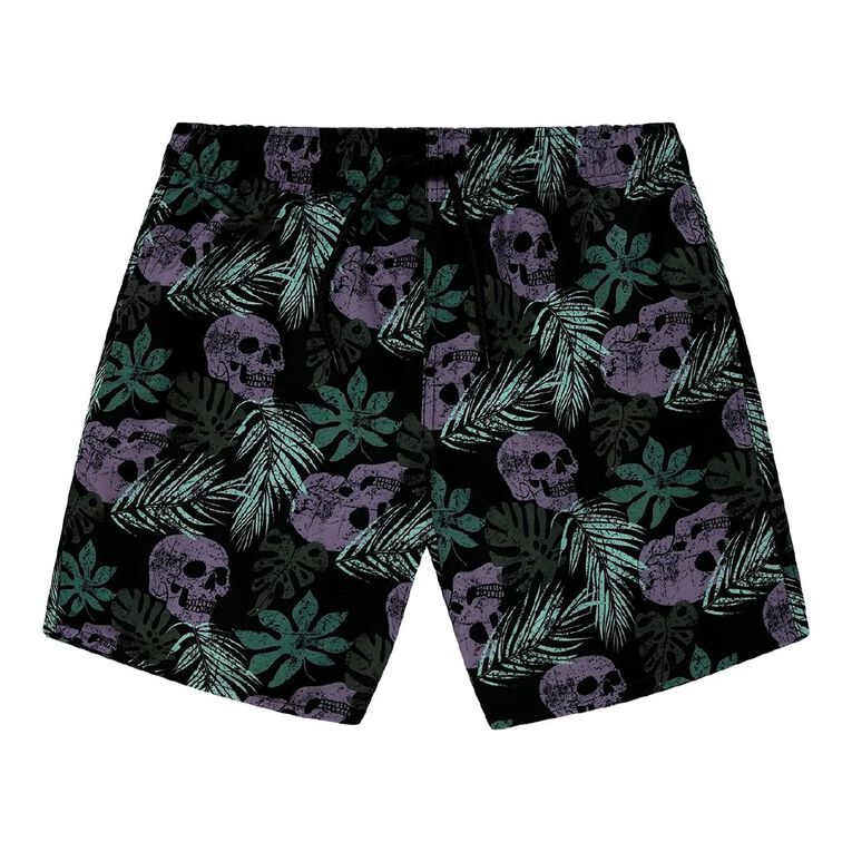 Young Original Microfibre Swim Short, Black, hi-res