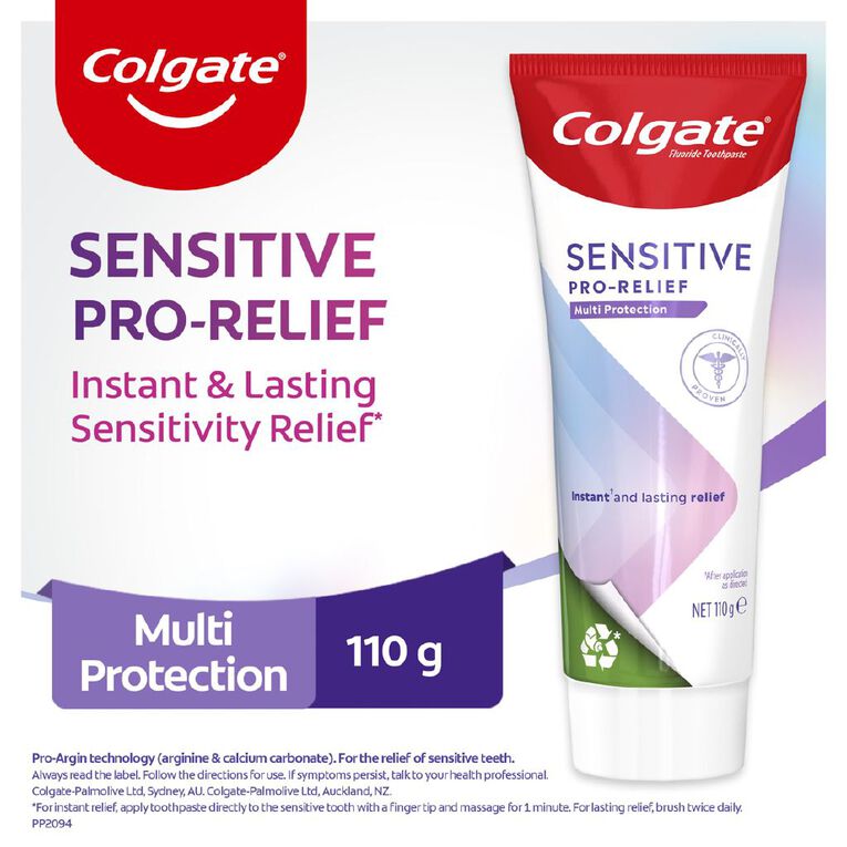Colgate Sensitive Pro-Relief Multi-Protection Toothpaste 110g, , hi-res