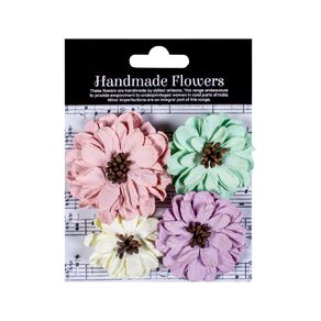 Uniti Craft Adults Handmade Flowers Galina Approx 4pc Multicoloured
