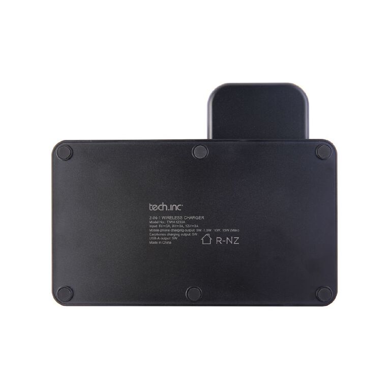 Tech.Inc 2in1 Magnetic Wireless Charger With Clock TIWA1233A, , hi-res