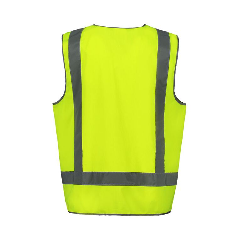Rivet Hi Vis Vest, Yellow, hi-res