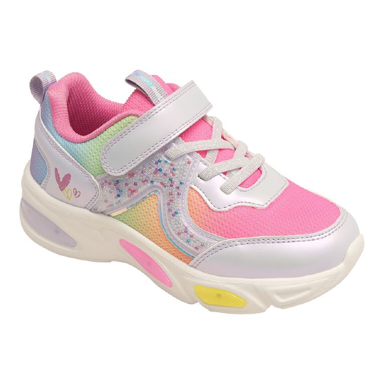 Active Intent Senior Kids' Confetti Light Up Sneakers, Purple Light, hi-res