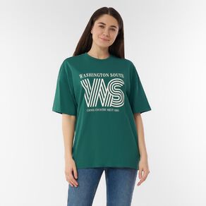 H&H Women's Short Sleeve Boyfriend Graphic Tee