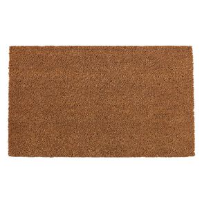 Living & Co Coir Doormat Plain Natural 45cm x 75cm