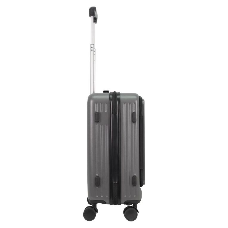 Wander Hard Textured Carry On Suitcase with Dual Open, , hi-res