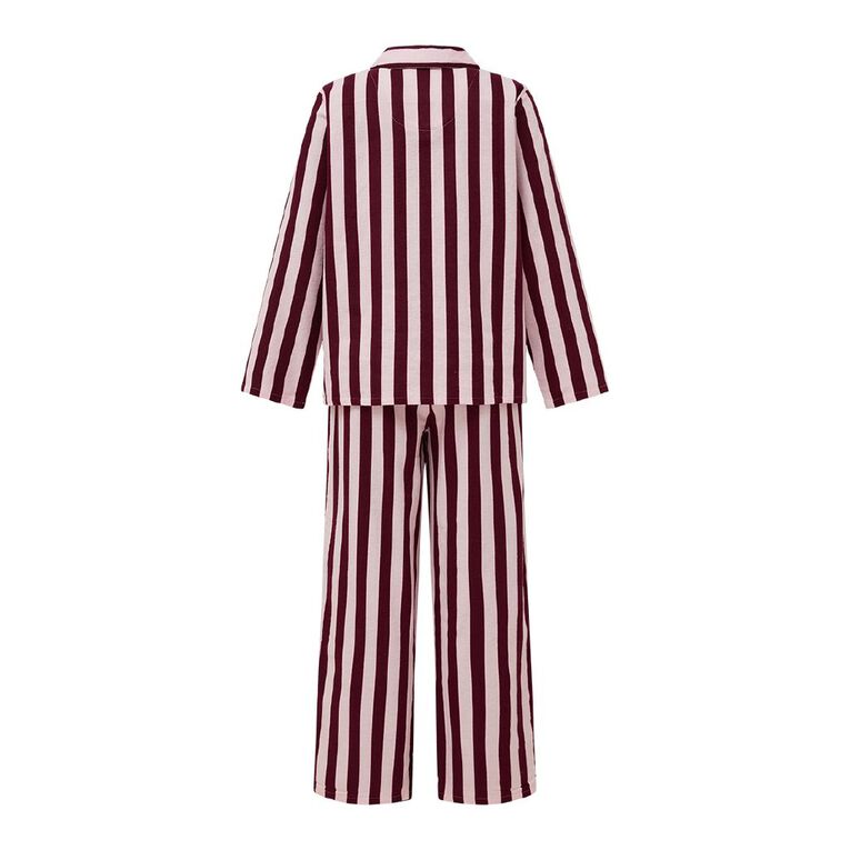 H&H Women's Classic Flannelette Pyjama Set, Red Mid, hi-res