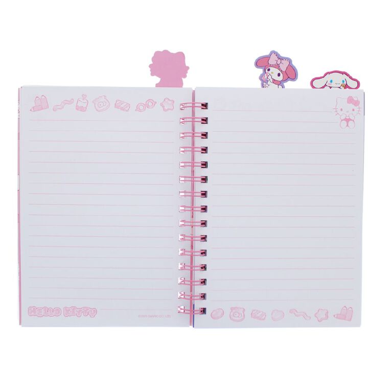 Hello Kitty Sweets Glitter Notebook, , hi-res