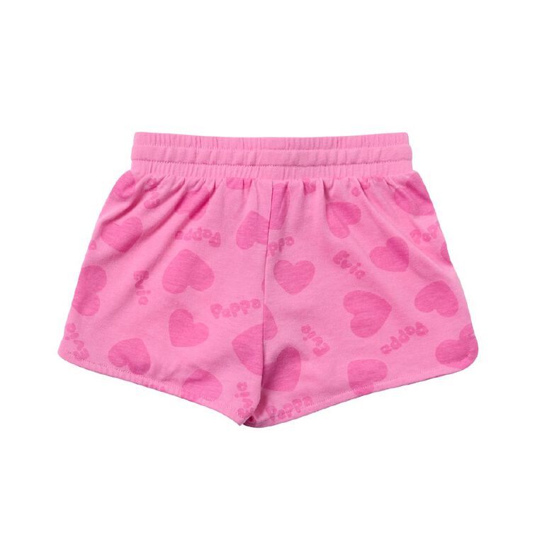 Peppa Pig Girls' Tee and Shorts Pyjama Set, Pink Mid, hi-res