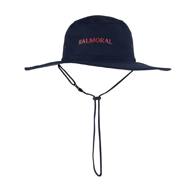 Schooltex Balmoral Intermediate Aussie Hat with Transfer, Navy, hi-res