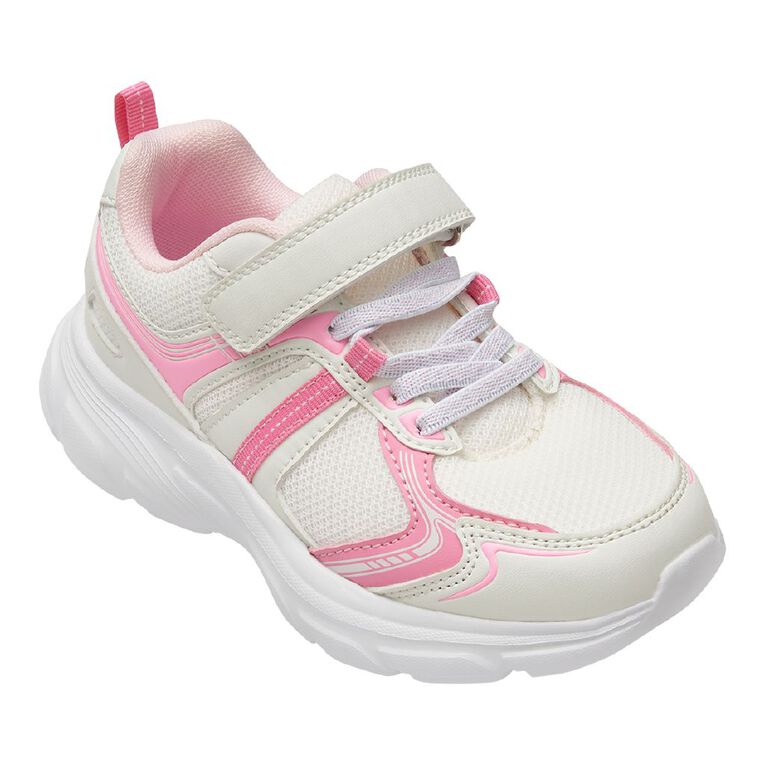 Active Intent Senior Kids' Jia Trainers, White, hi-res