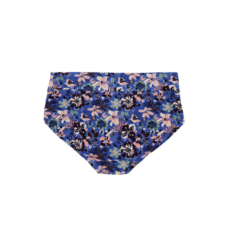 Underworks Women's Smooth Line Midi Briefs 2 Pack, Blue/Pink, hi-res