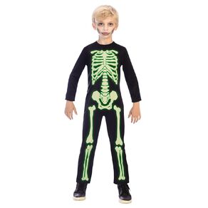 Scarehouse Glow-in-the-Dark Skeleton Costume 6-8 Years