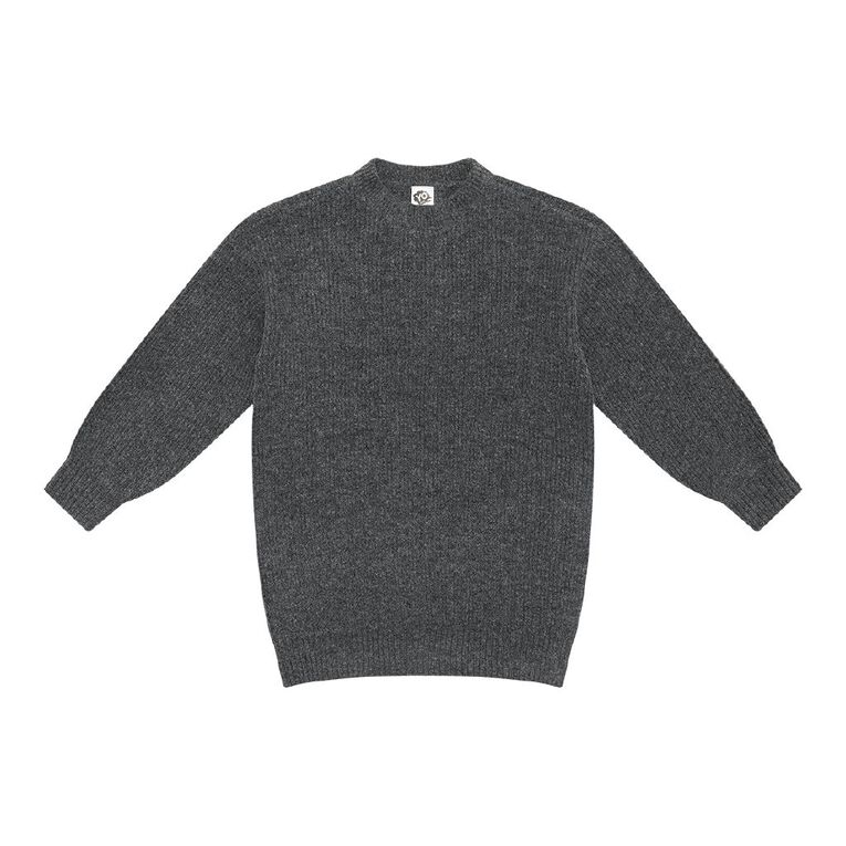 Young Original Knit Sweater Dress, Grey Dark, hi-res